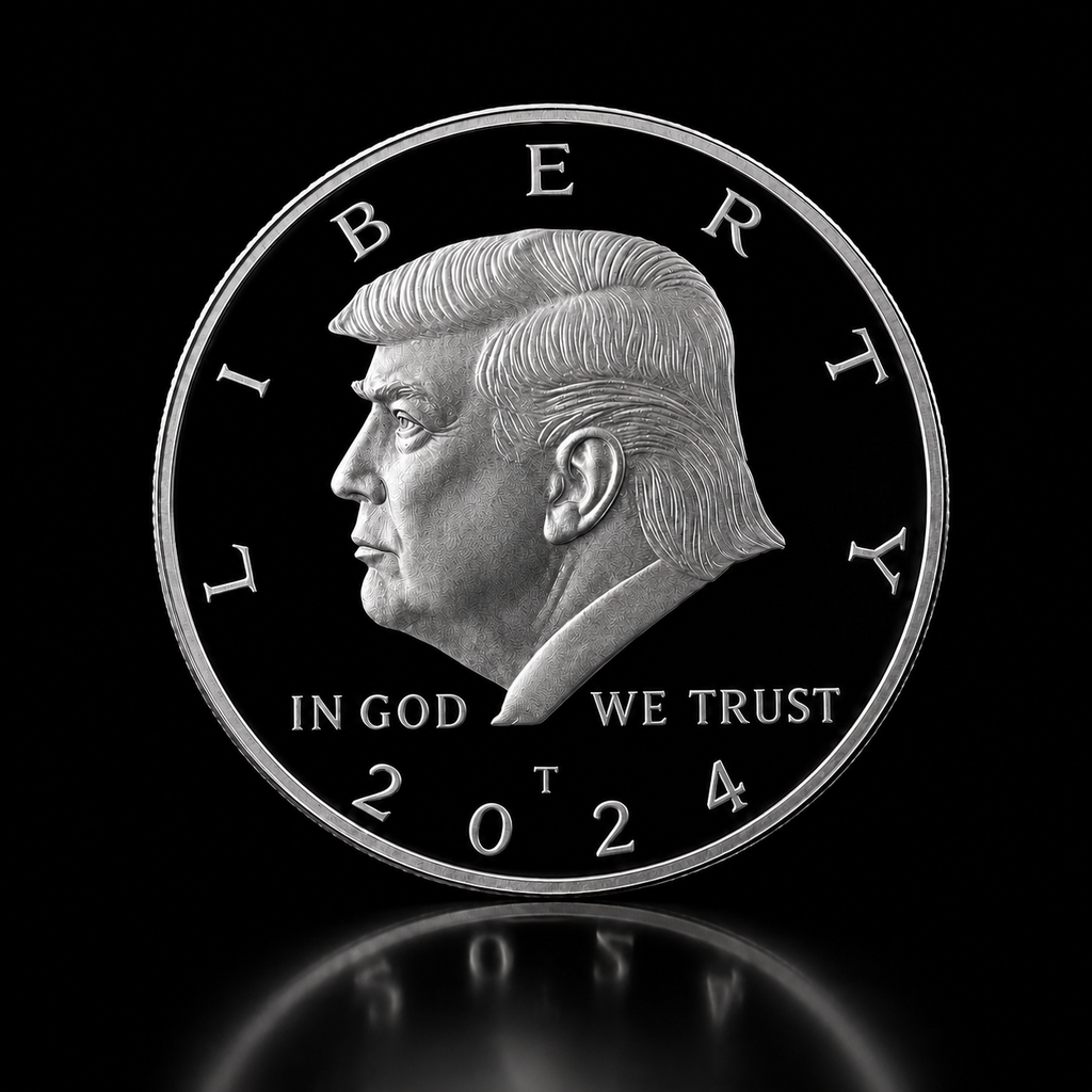 Trump Presidential Legacy Coin™ — 99% Silver-Plated