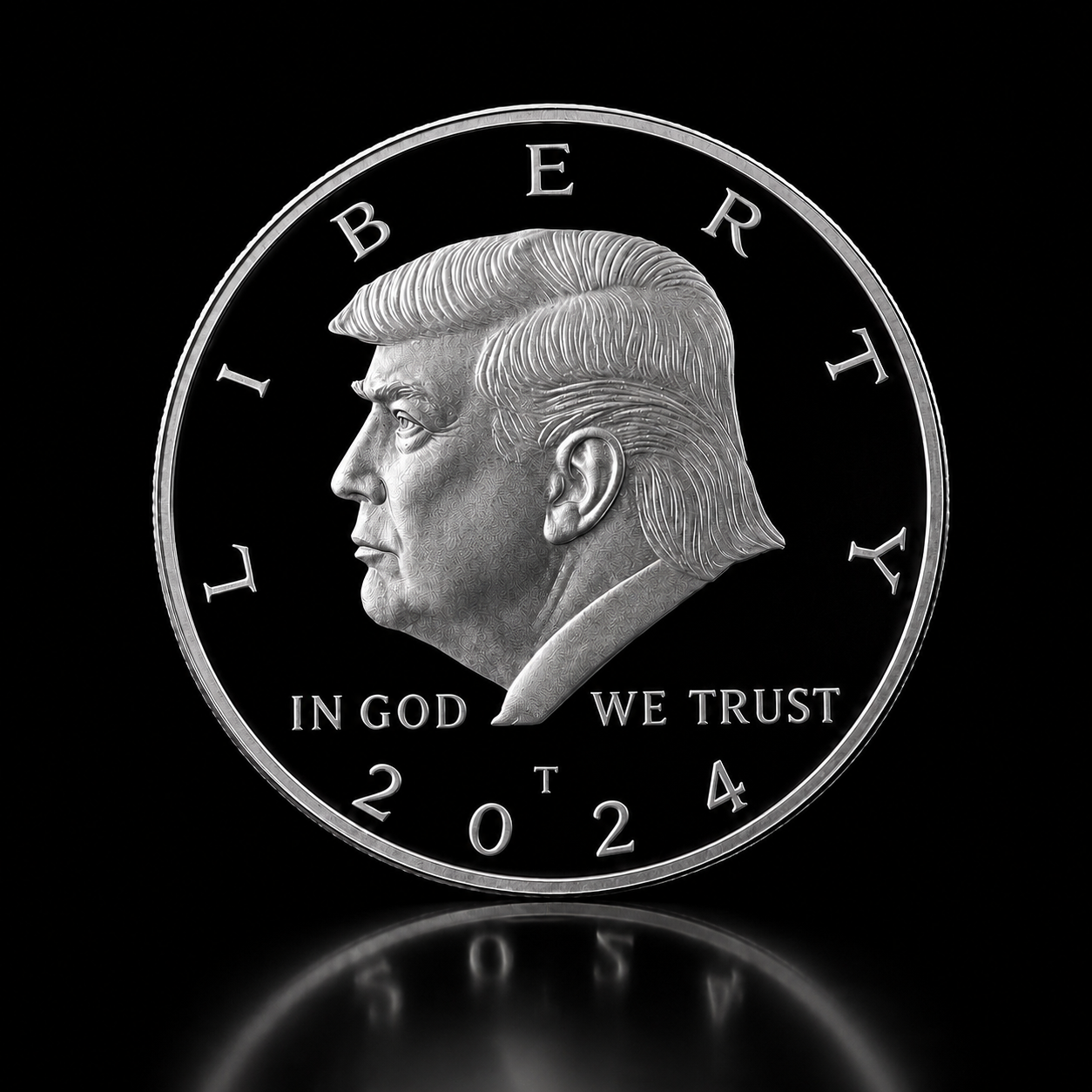 Never Surrender Presidential Coin™ — Silver Edition