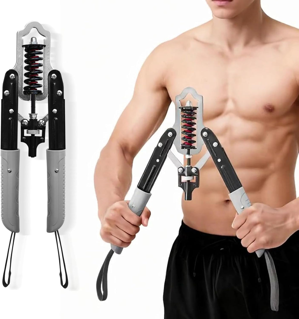 Adjustable Arm Twister – Carbon Steel Chest & Forearm Strength Trainer for Home Gym