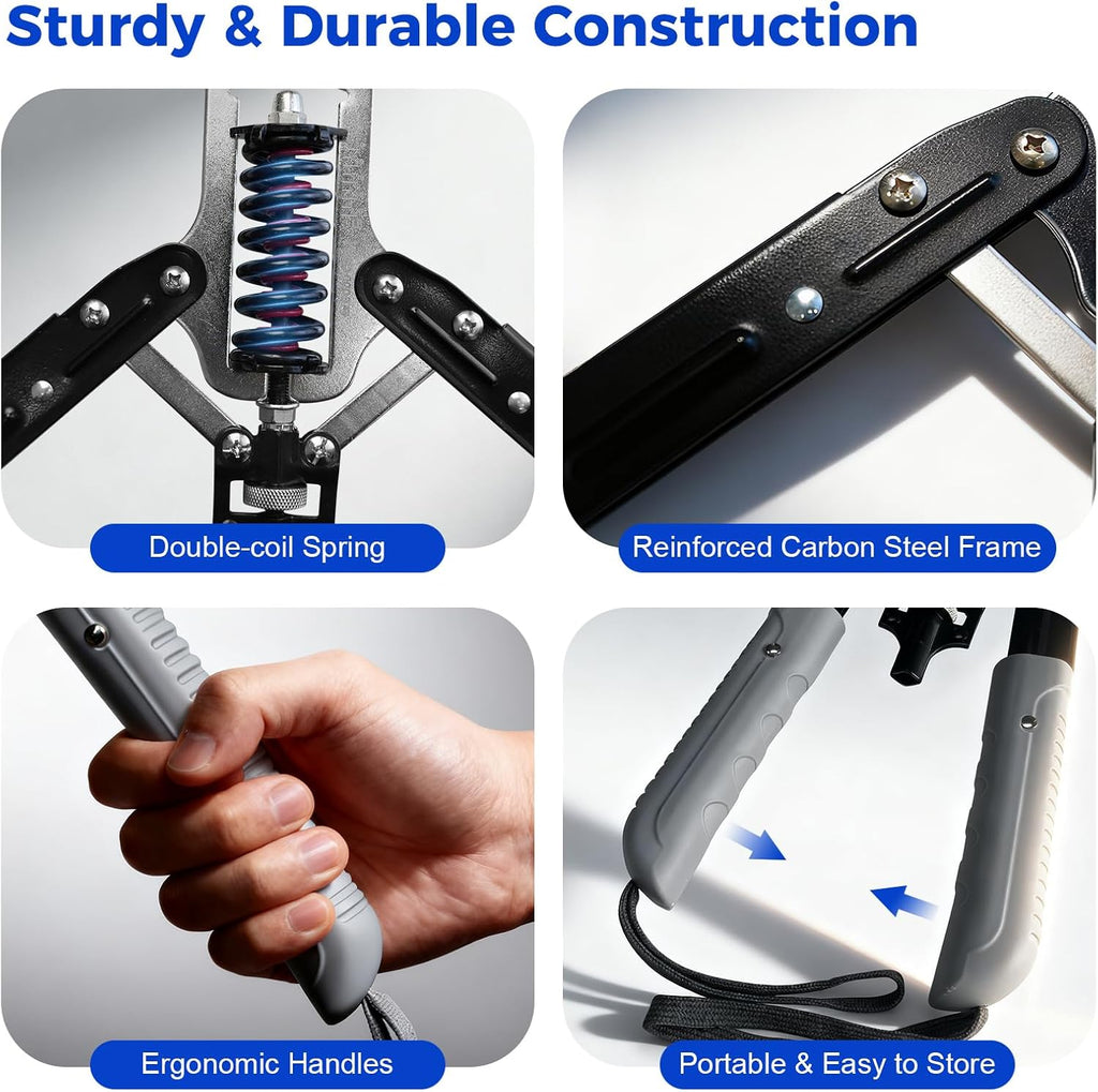 Adjustable Arm Twister – Carbon Steel Chest & Forearm Strength Trainer for Home Gym