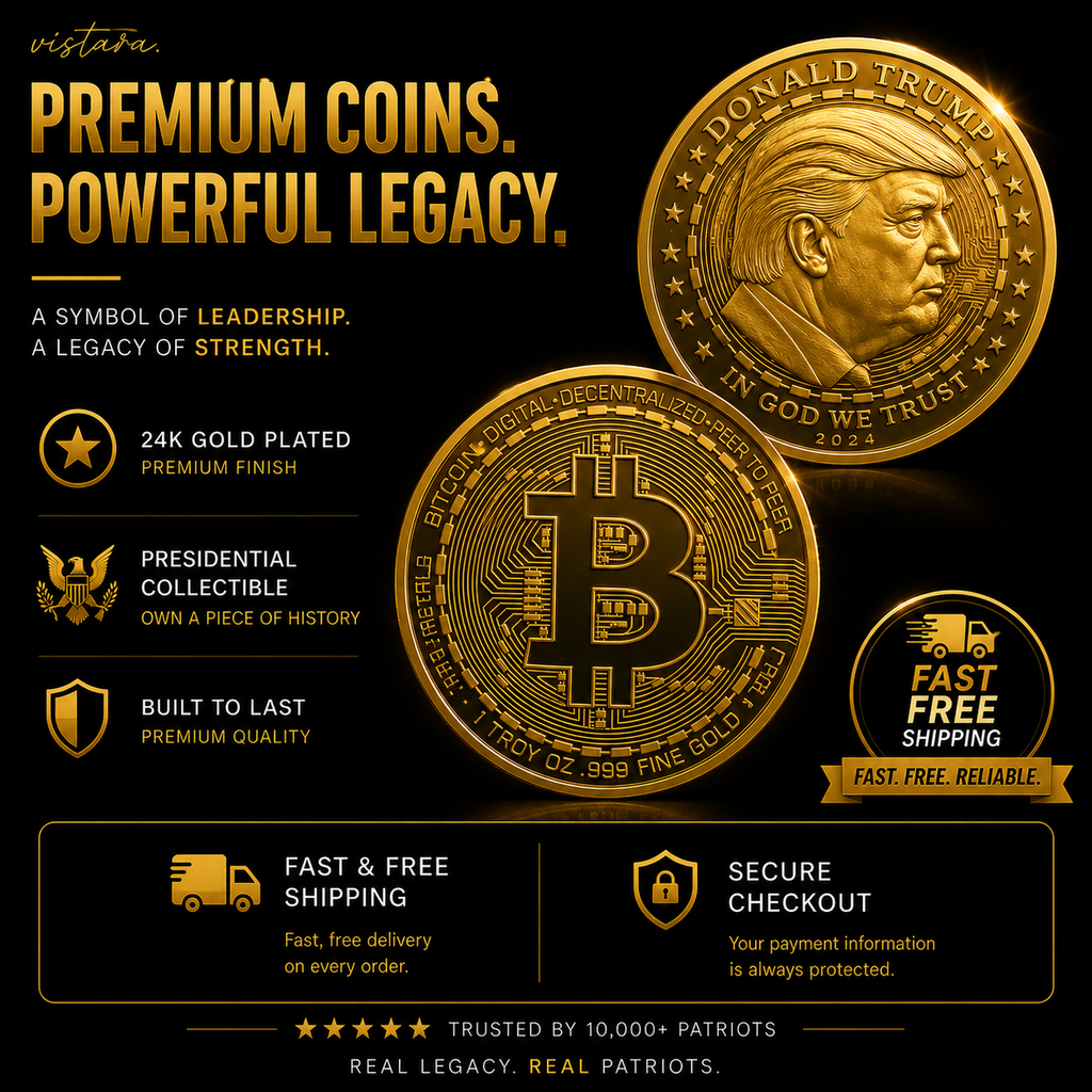 *LIMITED STOCK* Trump Presidential Bitcoin Coin™ — 2025–2029 Legacy Edition