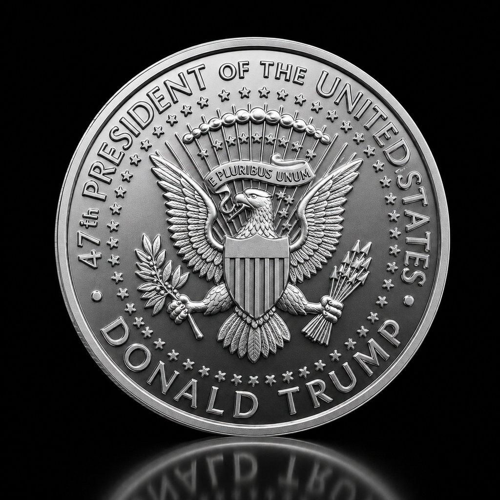 Trump Presidential Legacy Coin™ — 99% Silver-Plated