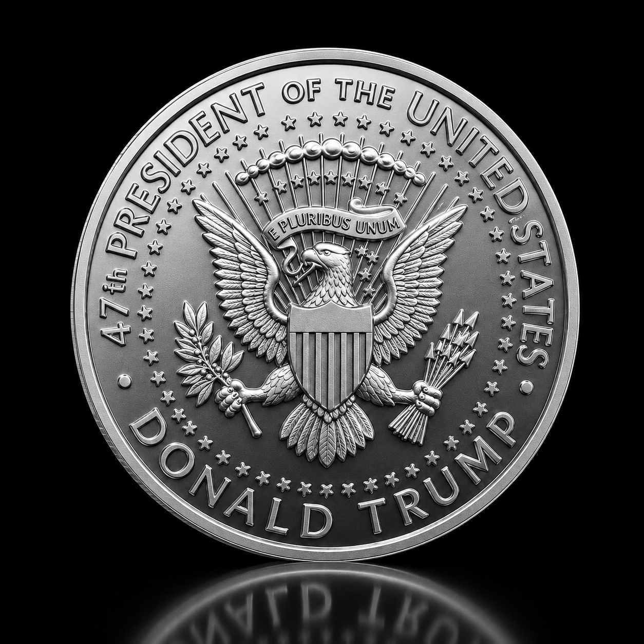 Trump Presidential Legacy Coin™ — 99% Silver-Plated