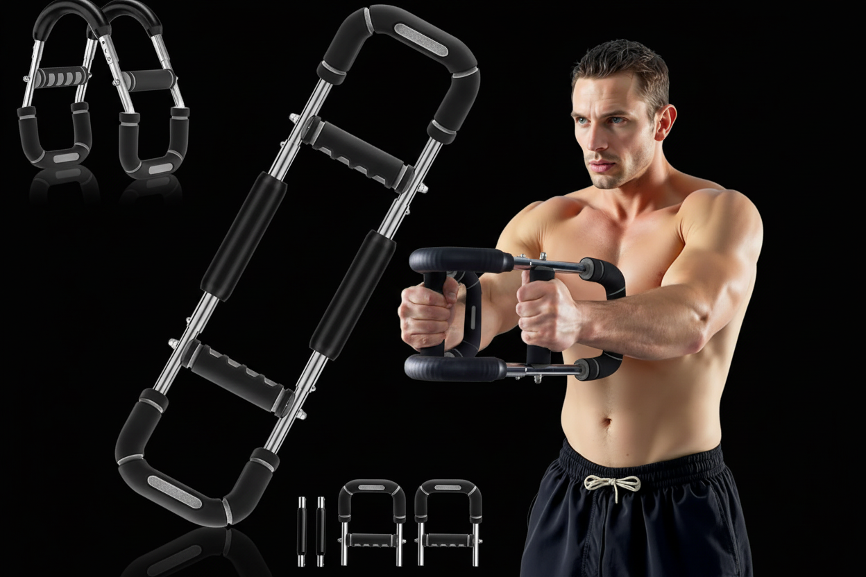 Vistara Power Twister Arm Trainer – Adjustable Chest & Upper Body Strength Bar